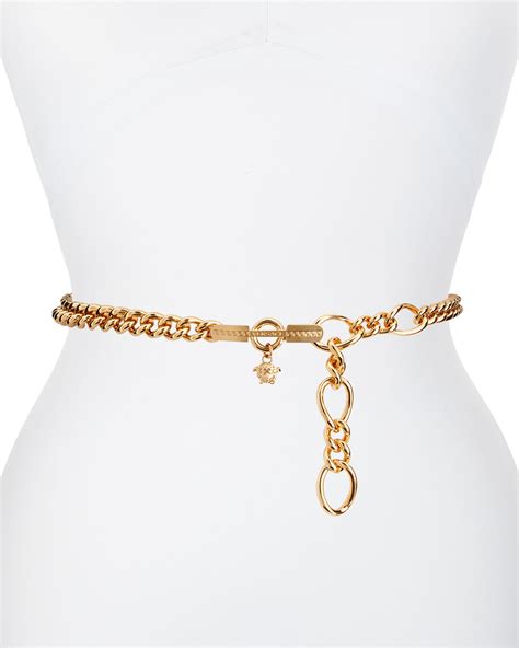 versace medusa chain belt|Versace belt outlet.